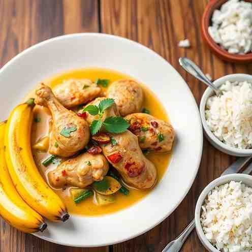 Grenada Oil Down - Recipes with Coconut Milk and Chicken